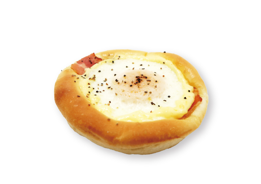 ベーコンエッグパン