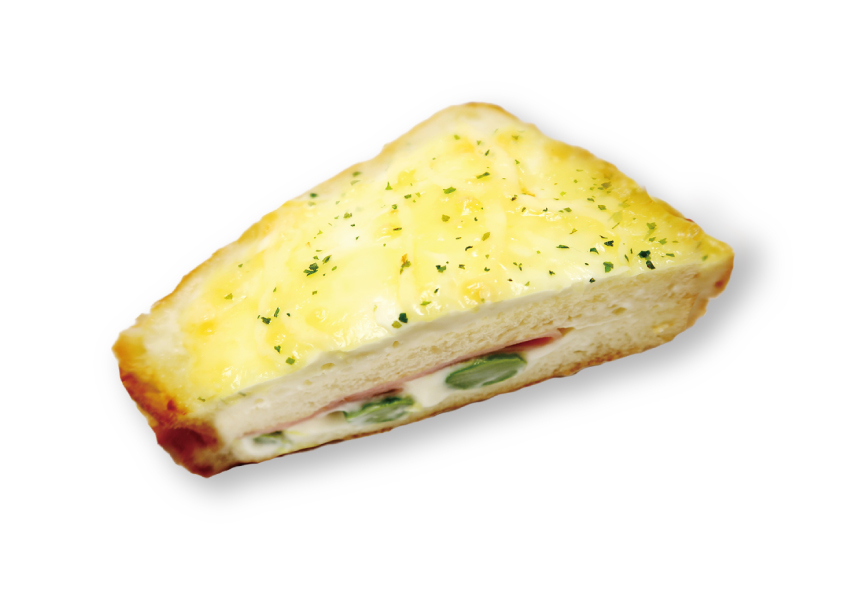 ロースハムとアスパラの
クロックムッシュ