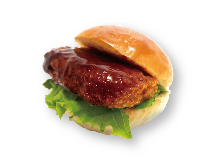 牛肉入りコロッケバーガー