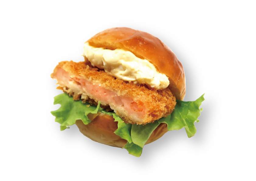 海老カツバーガー