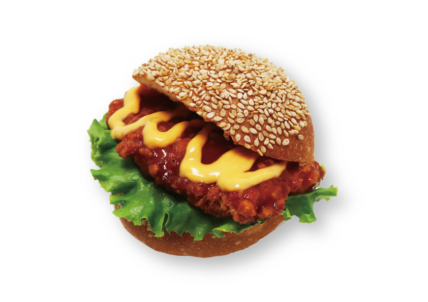 ヤンニョムチキンフィレバーガー